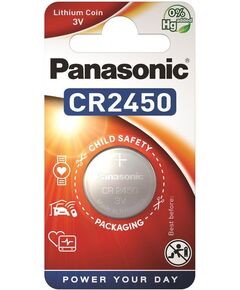 Батарейка Panasonic літієва CR2450 блістер, 1 шт., фото  | SNABZHENIE.com.ua