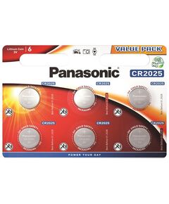 Батарейка Panasonic літієва CR2025 блістер, 6 шт., фото  | SNABZHENIE.com.ua
