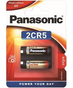 Батарейка Panasonic літієва 2CR5 блістер, 1 шт., фото  | SNABZHENIE.com.ua