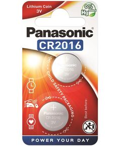 Батарейка Panasonic літієва CR2016 блістер, 2 шт., фото  | SNABZHENIE.com.ua