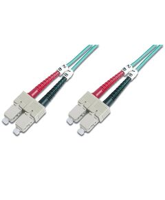 Патч-корд волоконно-оптичний DIGITUS SC/UPC-SC/UPC, 50/125, MM, OM3, duplex, 3м, фото  | SNABZHENIE.com.ua