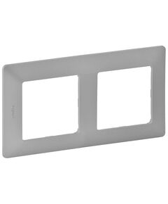 Legrand Рамка Valena Life[2 пости, алюміній], фото  | SNABZHENIE.com.ua