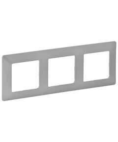 Legrand Рамка Valena Life[3 пости, алюміній], фото  | SNABZHENIE.com.ua