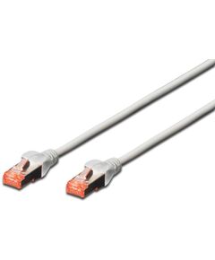 Патч-корд DIGITUS CAT 6 S-FTP, 0.5м, AWG 27/7, LSZH, сірий, фото  | SNABZHENIE.com.ua