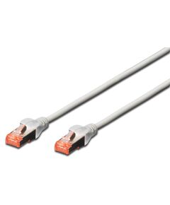 Патч-корд DIGITUS CAT 6 S-FTP, 10м, AWG 27/7, LSZH, сірий, фото  | SNABZHENIE.com.ua