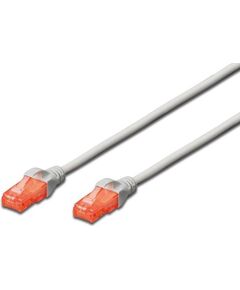 Патч-корд DIGITUS CAT 6 UTP, 2м, AWG 26/7, Cu, LSZH, сірий, фото  | SNABZHENIE.com.ua