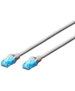 Патч-корд DIGITUS CAT 5e UTP, 0.5м, AWG 26/7, CCA, PVC, сірий, фото  | SNABZHENIE.com.ua