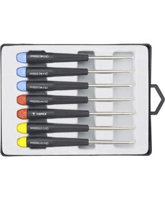 Набор прецизионных отверток TOPEX, 7 шт., фото  | SNABZHENIE.com.ua