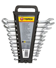 Ключі комбіновані, 6-22 мм, набір 12 шт. 1 уп. TOPEX, фото  | SNABZHENIE.com.ua