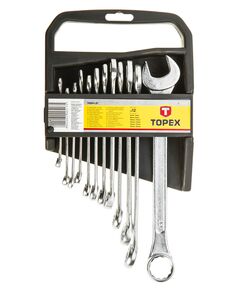 Ключі комбіновані, 6-22 мм, набір 12 шт. TOPEX, фото  | SNABZHENIE.com.ua