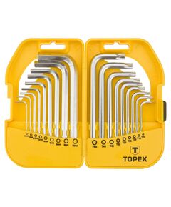 Ключі шестигранні та Torx, набір 18 шт. 1 уп. TOPEX, фото  | SNABZHENIE.com.ua