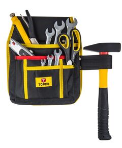 Карман для инструмента TOPEX, 4 гнезда, петля для молотка, фото  | SNABZHENIE.com.ua