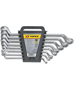 Ключі накидні вигнуті, 6-22 мм, набір 8 шт. TOPEX, фото  | SNABZHENIE.com.ua