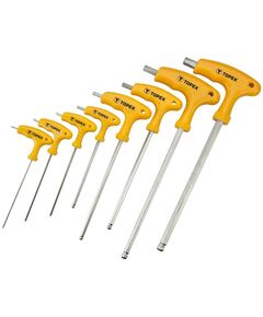 Ключі шестигранні HEX з Т-подібною ручкою, набір 8 шт., фото  | SNABZHENIE.com.ua
