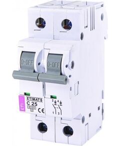 ETI ETIMAT 6 2p С 25А (6 kA), фото  | SNABZHENIE.com.ua