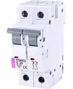 ETI ETIMAT 6 2p С 20А (6 kA), фото  | SNABZHENIE.com.ua