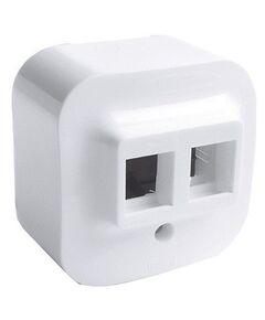 Адаптер Legrand Mosaic, Keystone Forix Quteo, 1хRJ45, 2хRJ45, білий, фото  | SNABZHENIE.com.ua