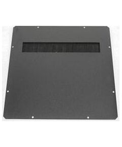 Заглушка ZPAS з щітковим введенням 380х380 мм, чорна, фото  | SNABZHENIE.com.ua