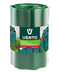 Бордюрна стрічка 20 см x 9 м, зелена VERTO 15G512, фото  | SNABZHENIE.com.ua