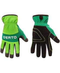 Рукавиці робочі 10 VERTO, штучна шкіра, фото  | SNABZHENIE.com.ua