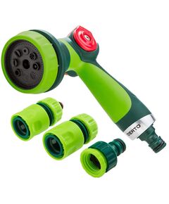 Набір: пістолетний зрошувач, з'єднувачі, конектор 1/2 VERTO 15G712, фото  | SNABZHENIE.com.ua