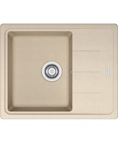 Мийка кухонна Franke Basis, фраграніт, прямокутник, з крилом, 620х500х200мм, чаша - 1, накладна, BFG 611-62, бежевий, фото  | SNABZHENIE.com.ua