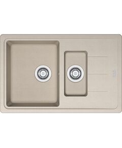 Мийка кухонна Franke Basis, фраграніт, прямокутник, з крилом, 780х500х200мм, чаша - 2, накладна, BFG 651-78, сахара, фото  | SNABZHENIE.com.ua