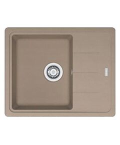 Кухонні мийки Franke BASIS, фраграніт, з крилом, чаша-1, 620х500х200мм, врізна, BFG 611-62, мигдаль, фото  | SNABZHENIE.com.ua