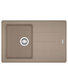 Мийка кухонна Franke Basis, фраграніт, прямокутник, з крилом, 780х500х200мм, чаша - 1, накладна, BFG 611-78, мигдаль, фото  | SNABZHENIE.com.ua