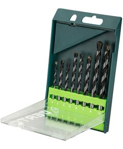 Набір свердел по бетону 8 шт. 4-10 мм VERTO 60H302, фото  | SNABZHENIE.com.ua