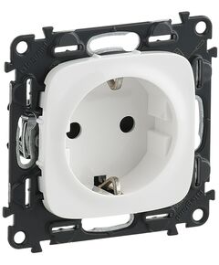 Legrand Valena ALLURE розетка силова Schuko 16А 250В[зі шторками, автоматичні клеми, білий], фото  | SNABZHENIE.com.ua