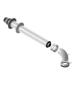 Комплект коаксіальний Bosch AZ 389 вертикальний, довжина 810 мм, діаметр 60/100 мм, фото  | SNABZHENIE.com.ua