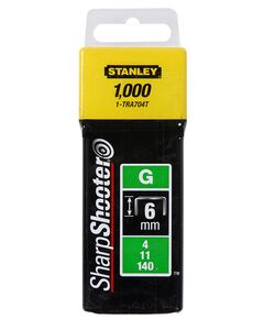 Скоби посилені тип G, 6 мм, 1000 шт, STANLEY (1-TRA704T), фото  | SNABZHENIE.com.ua