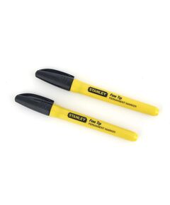 Набір маркерів STANLEY з загостреним наконечником, чорні, фото  | SNABZHENIE.com.ua