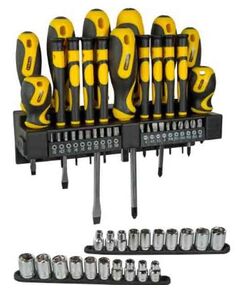 Набор отверток STANLEY 57 предметов, фото  | SNABZHENIE.com.ua