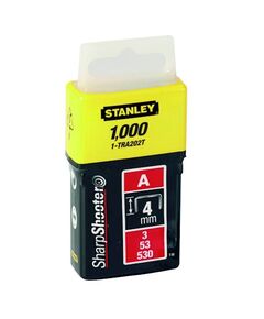 Скоби тип А висотою 4 мм, для ручного степлера Light Duty, в упаковці 1000 шт STANLEY 1-TRA202T, фото  | SNABZHENIE.com.ua