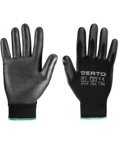 Садові рукавички з ПУ покриттям, розмір 9, VERTO 97H137, фото  | SNABZHENIE.com.ua
