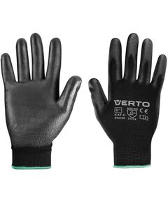 Садові рукавички VERTO 97H136, ПУ покриття, розмір 8, фото  | SNABZHENIE.com.ua