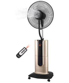 Вентилятор ARDESTO підлоговий, 47см, 100Вт, пульт ДК, дисплей, зі зволоженням, чорно-бронзовий, фото  | SNABZHENIE.com.ua
