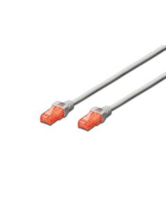 Патч-корд DIGITUS CAT 6 UTP, 3м, AWG 26/7, CCA, PVC, сірий, фото  | SNABZHENIE.com.ua