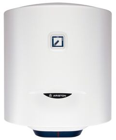Водонагрівач електр. Ariston круглий BLU1 R PL DRY, 50л, 1,5кВт, сухий тен, мех. кер-ння, C, Італія, білий, фото  | SNABZHENIE.com.ua