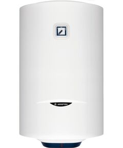 Водонагрівач електр. Ariston круглий BLU1 R PL DRY, 80л, 1,5кВт, сухий тен, мех. кер-ння, C, Італія, білий, фото  | SNABZHENIE.com.ua