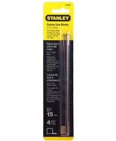 Запасные пилки для лобзика FatMax 160 мм, 15 TPI, 4 шт. STANLEY 0-15-061, фото  | SNABZHENIE.com.ua