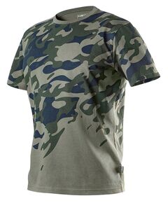 Футболка рабочая CAMO оливковая L NEO, фото  | SNABZHENIE.com.ua