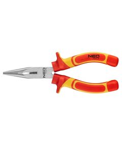 Плоскогубці подовжені прямі 160 мм, 1000 В, CrV, поліровані NEO, фото  | SNABZHENIE.com.ua