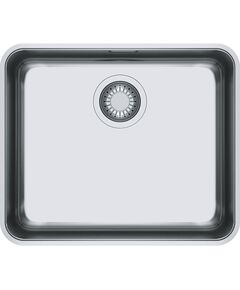 Мийка кухонна Franke Aton, нерж.сталь, прямокутник, без крила, 510х430х180мм, чаша - 1, накладна, ANX 110-48, нерж поліров., фото  | SNABZHENIE.com.ua