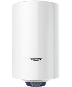 Водонагрівач електр. Ariston круглий BLU1 ECO PL DRY, 100л, 1,8кВт, сухий тен, мех. кер-ння, B, Італія, білий, фото  | SNABZHENIE.com.ua