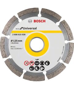 Bosch Алмазний диск ECO Universal 125-22,23, фото  | SNABZHENIE.com.ua