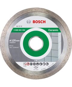 Bosch Алмазний диск Standard for Ceramic 125-22.23, фото  | SNABZHENIE.com.ua