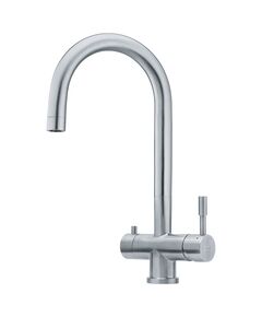 Змішувач для кухні Franke Eos Clear Water , довж.виливу - 185мм, поворотний, 1+1фільтр, нерж, фото  | SNABZHENIE.com.ua